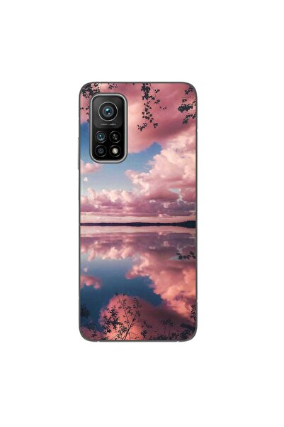 OEM Husa compatibila cu Xiaomi Mi 10T Pro 5G Silicon Gel Tpu Model Pink Clouds