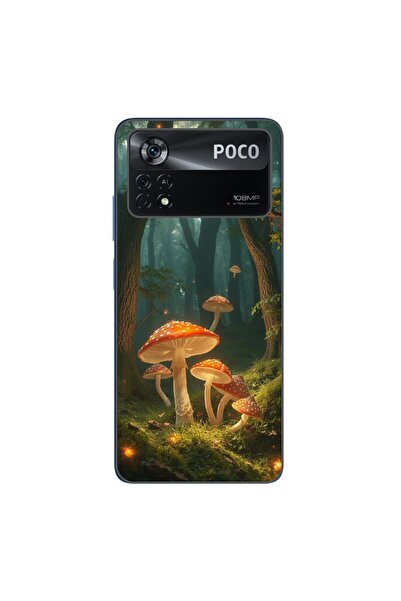 OEM Калъф, съвместим с Xiaomi Poco X4 Pro, силиконов гел TPU, с шарка на свет...
