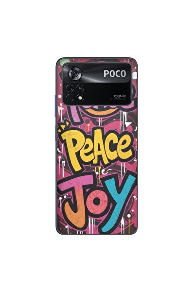 OEM Husa compatibila cu Xiaomi Poco X4 Pro Silicon Gel Tpu Model Peace and Jo...