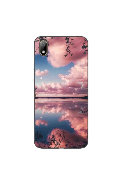 OEM Case compatible with Xiaomi Redmi 7A Silicone Gel Tpu Model Pink Clouds