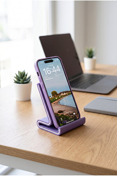 lusidadesign Kişiye Özel İsimli Telefon Standı Masaüstü Telefon Tutucu Dekora...