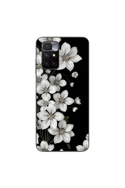 OEM Θήκη συμβατή με Xiaomi Redmi 10, από σιλικόνη TPU, με σχέδιο Καθαρά Λευκά...