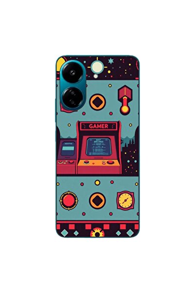 OEM Husa compatibila cu Xiaomi Redmi 13C 4G Silicon Gel Tpu Model Gamer Arcad...