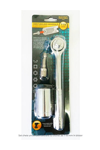 sprinter Universal socket wrench Top Bottom Set with ratchet 7-19 mm