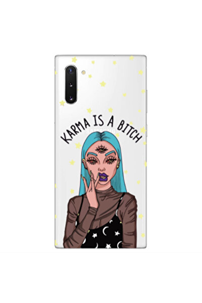Other Samsung Note 10 Plus Karma is a bitch Transparent Silicone TPU Θήκη