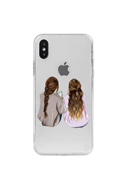 Other Apple iPhone Xs Max Friends Transparent Silicone TPU Θήκη