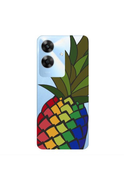 Other Realme Note 60 Pineapple 2 Transparent Silicone TPU Θήκη