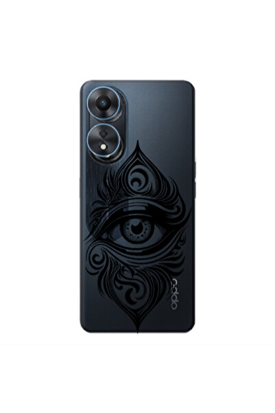 Other Oppo A 98 Eye patterned drawing Transparent Silicone TPU Θήκη