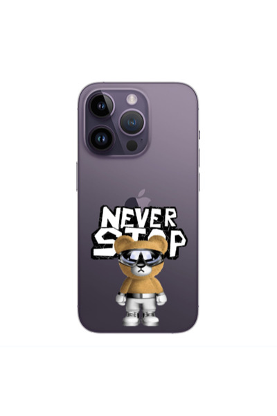 Other Apple iPhone 14 Pro Max Never stop Transparent Silicone TPU Θήκη