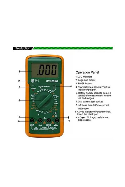 BST Multimeter BST-9205 M