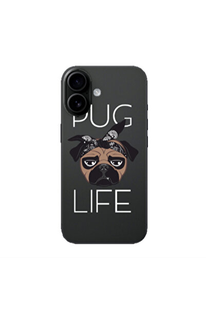 Other Apple Iphone 16 plus Pug Life Transparent Silicone TPU Θήκη