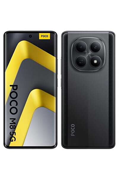 Xiaomi Telefon mobil Poco M8, 5G, 8GB RAM, 512GB, Dual SIM, Negru