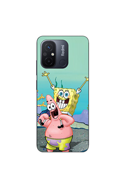 OEM Husa compatibila cu Xiaomi Redmi 12C Silicon Gel Tpu Model Spongebob