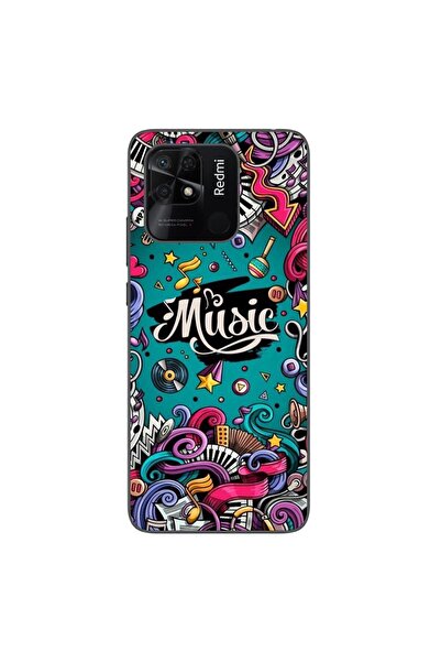 OEM Husa compatibila cu Xiaomi Redmi 10C Silicon Gel Tpu Model Pop Art Music