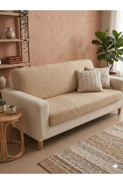 by ballı biocotton Tavşan Tüyü 170x210 Koltuk Örtüsü