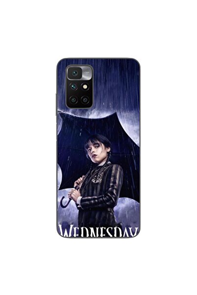 OEM Husa compatibila cu Xiaomi Redmi 10 Silicon Gel Tpu Model Wednesday Umbrella