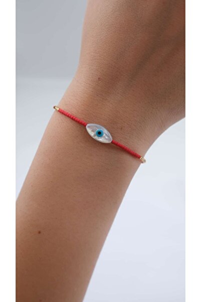 Jerie Nazar Bead Detail Miyuki Knitted Bracelet