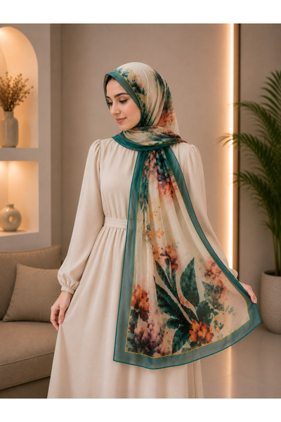 4seasons scarf Crepe Chiffon Veil