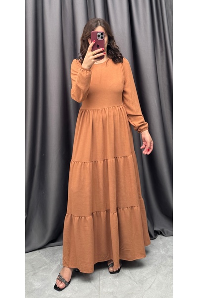 NİSUM MODA Ayrobin Layered Dress