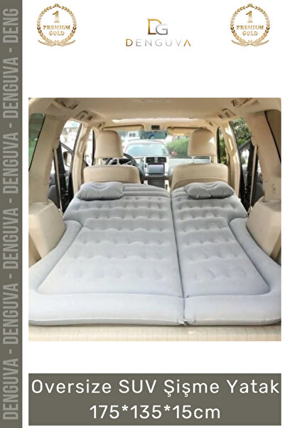 Denguva #ŞişmeYatak Yüksek Kalite Floklu Yüzey Ergonomik Pratik Kamp Oversize...