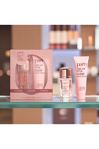 V.V LOVE Gift set for women with intense aroma and body lotion