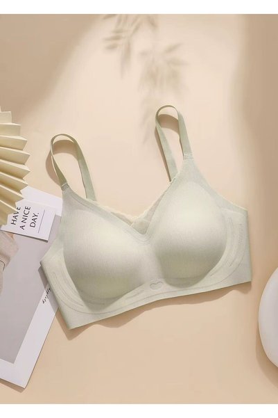 MUBAL Women's Laser Cut Seamless Supportless Bra, Breast Enhancer, Unpadded