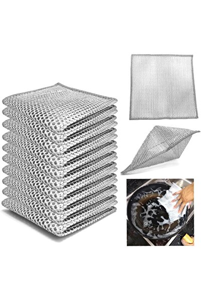 EasyLife Thickened Stainless Steel Cleaning Cloth Non Scratch Kitchen Dish Wa...