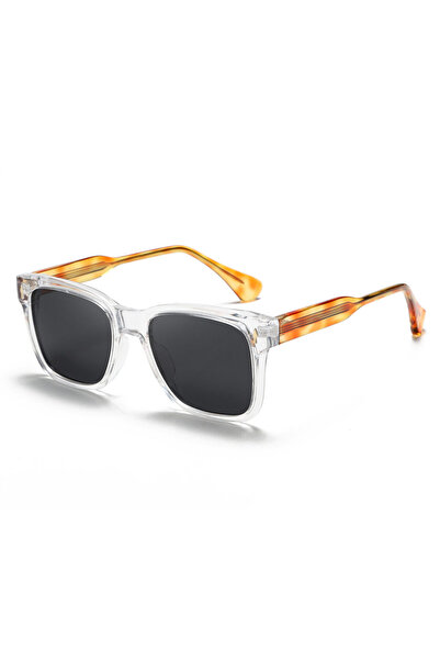 Optosquad Διάφανα-Μελί Βραχίονες Premium Polarized Γυαλιά Ηλίου-F. Acetate