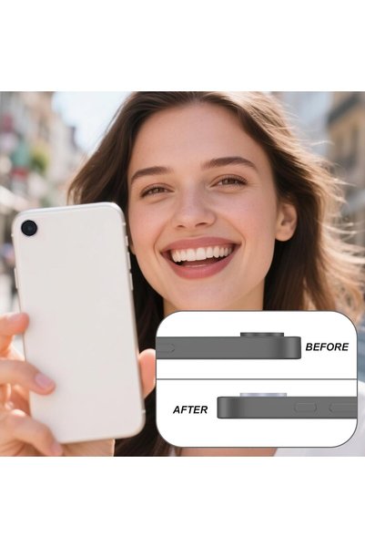 aheaks 3-Pack Camera Protection Full Coverage Lens Protector for iPhone 17E/16E, Individually Metal Made Lens Protection Ring, 9H Hardness Camera Film, Anti-Scratch Lens Protection - Black