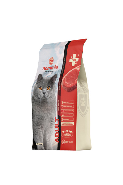 Yetişkin Kediler İçin Kuzu Etli Ve Pirinçli Mama Düşük Tahıllı 1.5KG