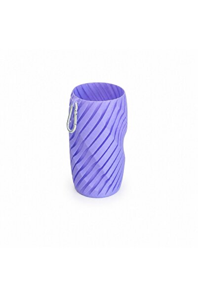 Mottopi Spiral Pattern Beer Sock,Beer Sleeve,Drink Sleeve,Beverage Hider-Lilac