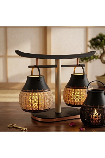 OEM Mini Decorative LED Night Light with Patterned Inspired by Kumiko