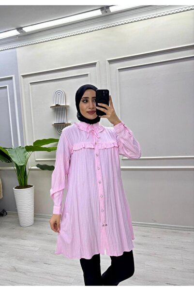 moda acar Tie-Neck Tunic