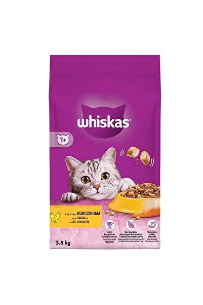 Whiskas Tavuklu ve Sebzeli 3.8 kg Yetişkin Kuru Kedi Maması