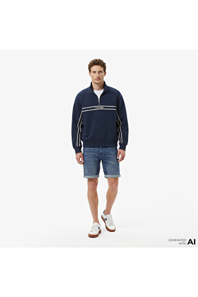 Calvin Klein Slim Hampton Erkek Mavi Şort