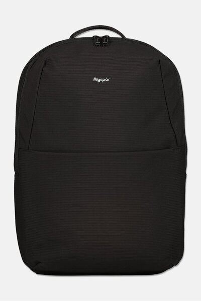 Algspar Men Brand Logo Backpack, Black