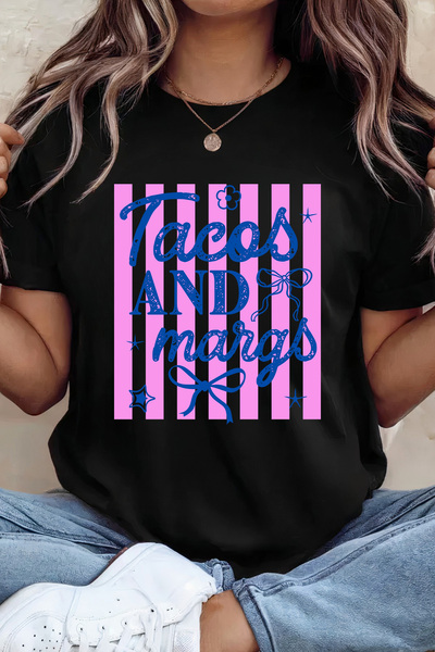 Sarah's Boutique Women's T-shirt – 100% cotton – Tacos Margs
