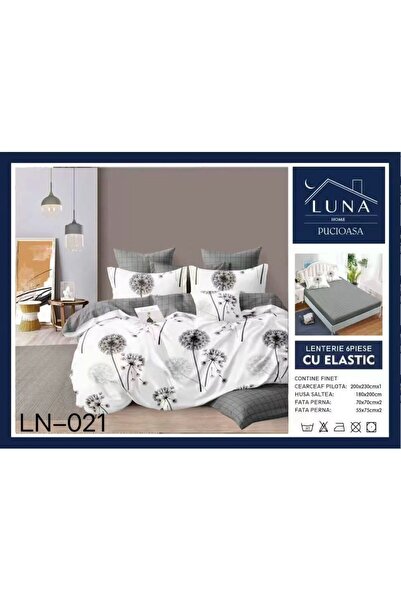 Pucioasa Finet type Duvet Cover Set 6 pieces, Floral Print, double bed, 2 people