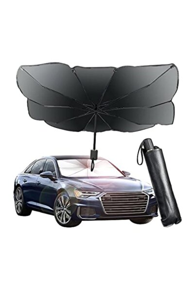 OEM Foldable Car Sunshade Umbrella Type for Windshield, 115 x 65 cm, UV Prote...