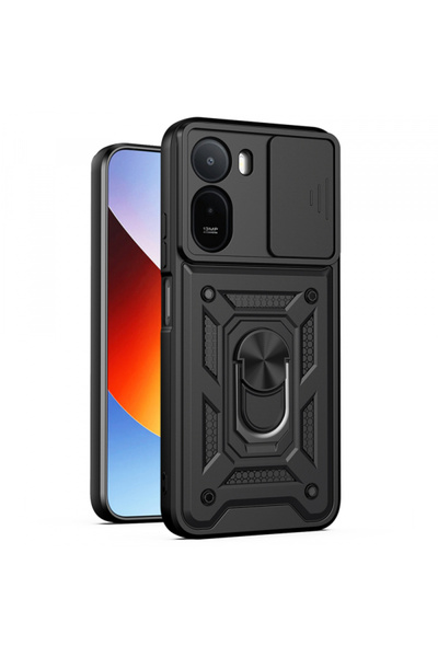 Techsuit Husa pentru Xiaomi Redmi A7 Pro 4G, Techsuit, CamShield, Neagra