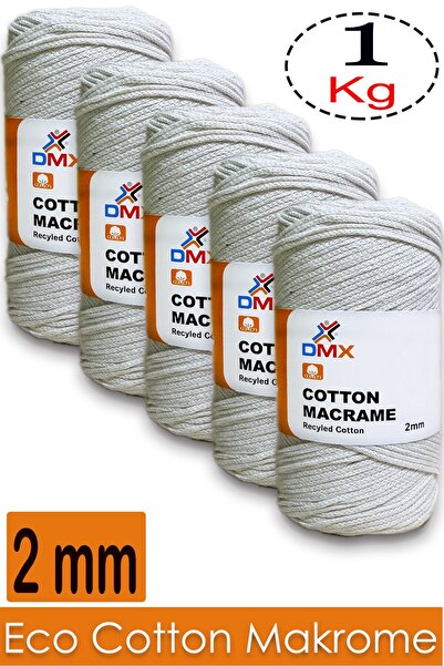 Diva İplik Dmx Cotton Macrame (5X200 Gr) - Pack of 5 - Color -288