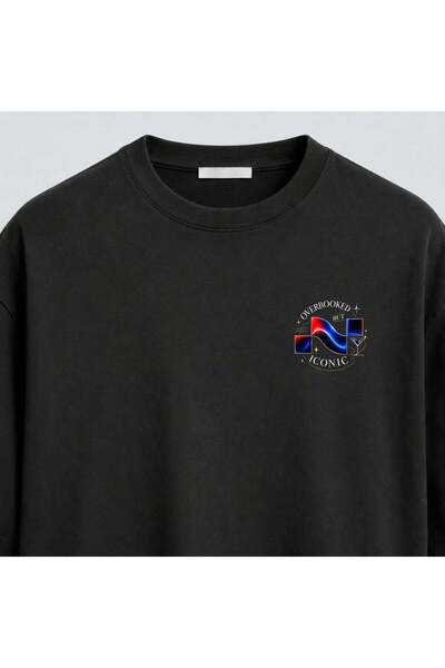 Noctilupus Iconique Oversize Unisex Baskılı Tişört