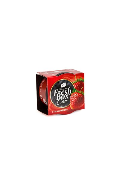 PALOMA Odorizant auto Fresh Box cu căpșuni, 25 g, pentru suportul de pahare