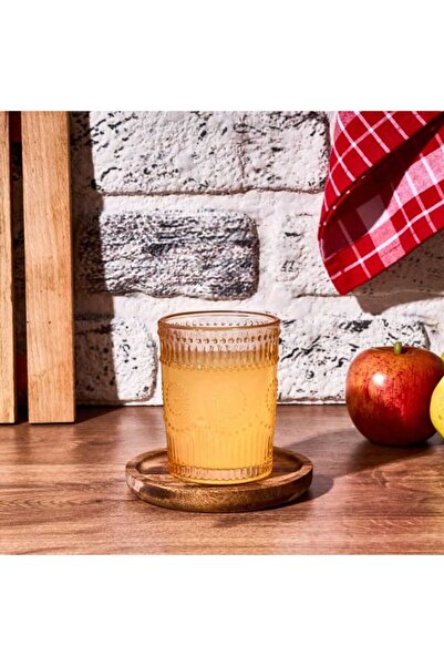 Alpina Tekli Meşrubat ve Su Bardağı - Turuncu - 240 ml