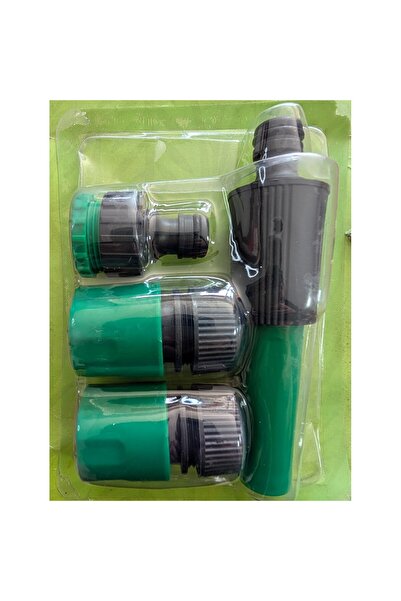 Garden Tools Set Mufe Irigare 3/4 și 1/2 Inch, 4 Piese pentru Furtun de Grădină