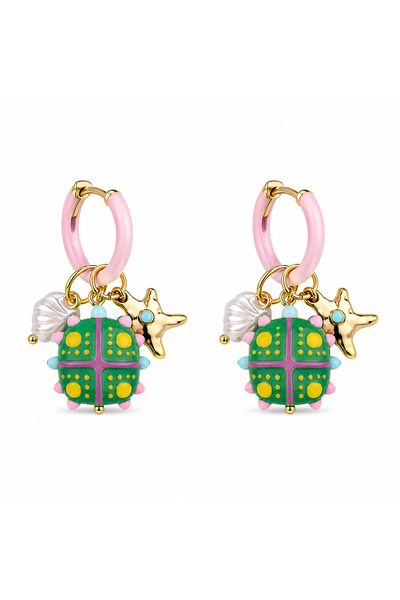 Jack Ferrero Summer New Mineli Colorful Women's Steel Earrings