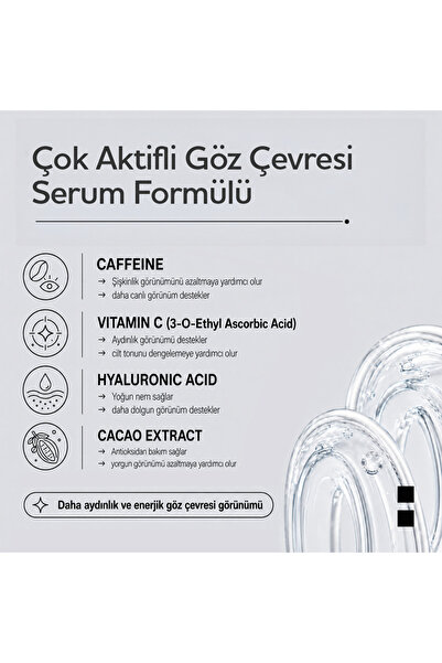 Hanorae Beauty Aydınlatıcı Göz Çevresi Serumu