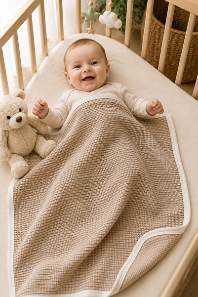 Rain Baby Baby Blanket Cotton Piti Checkered 90X100 cm