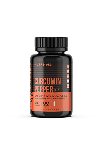 Nutriking مكمل غذائي من مزيج الكركمين 60 كبسولة 60 حصة