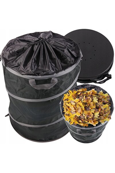 Mardil Garden Waste Bag Foldable Reinforced 80L, leaf compost